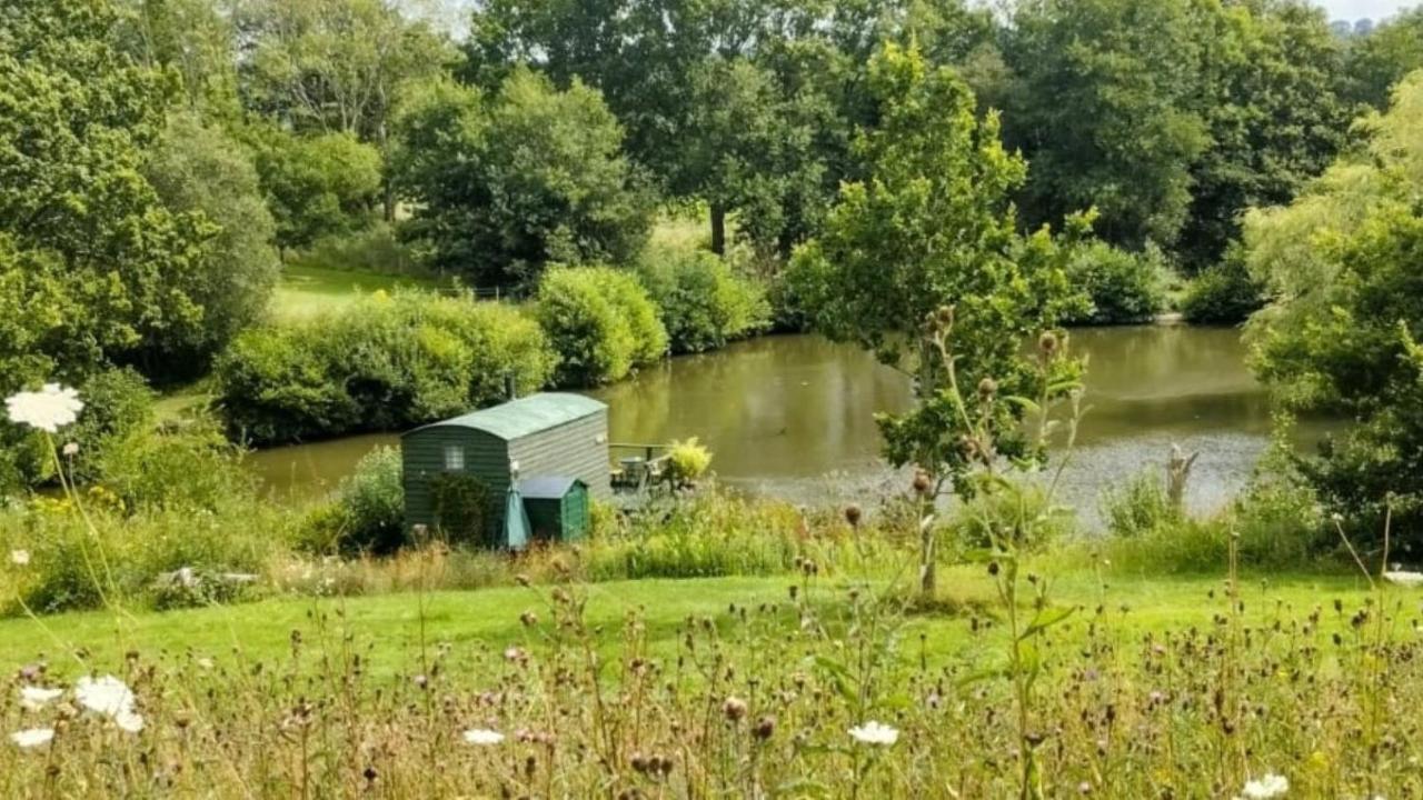 Snug & Secluded Lakeside Shepherds Hut 'Carp' 阿克菲尔德 外观 照片