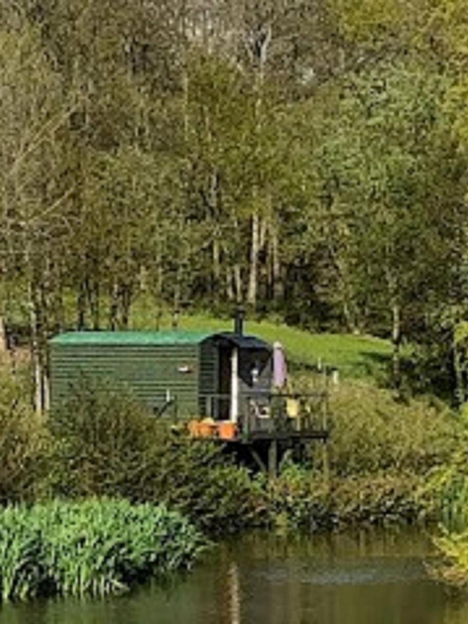 Snug & Secluded Lakeside Shepherds Hut 'Carp' 阿克菲尔德 外观 照片